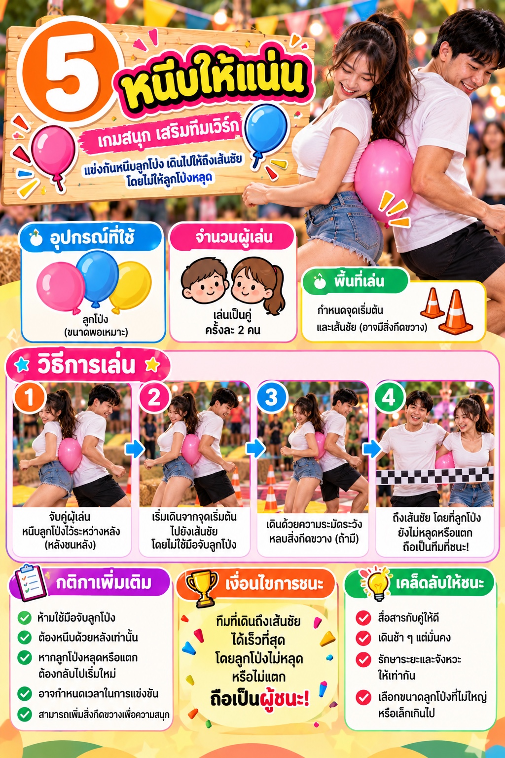 เกมที่ 5 หนีบให้แน่น