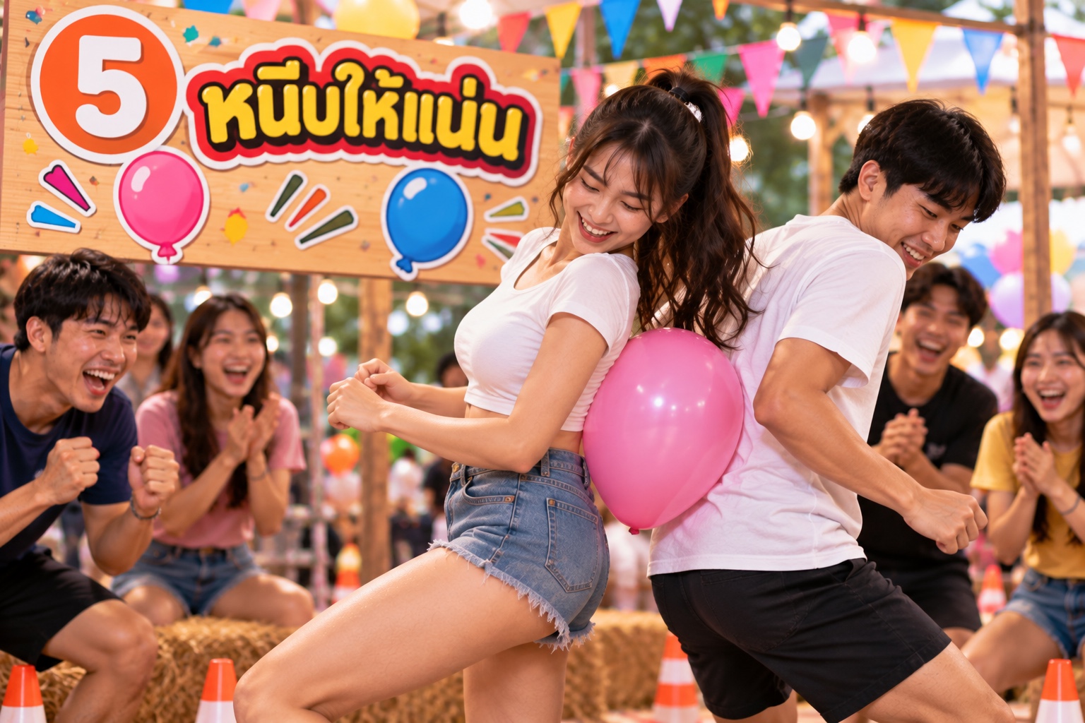 ภาพกิจกรรม เกมลูกโป่ง